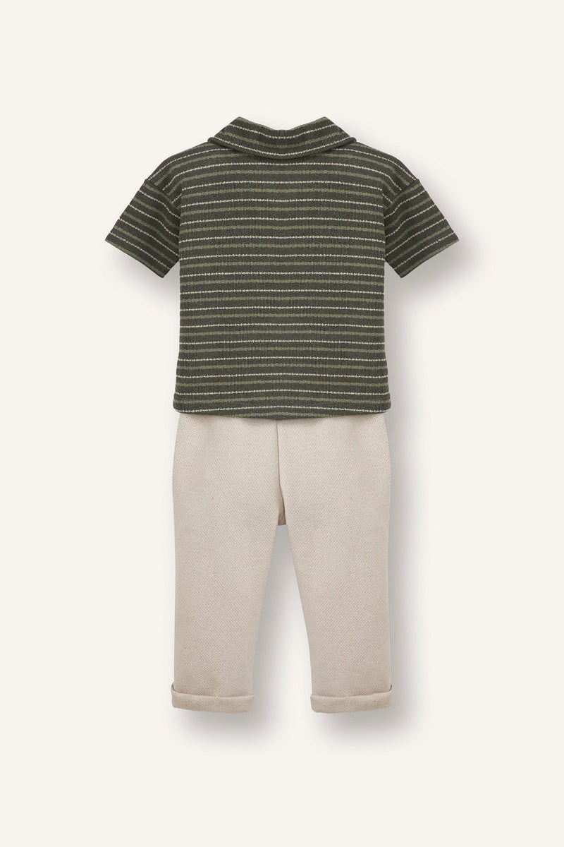 DeFacto Green BabyBoy Baby Boy Knit-Look 2 Piece Set Casual - Image 5